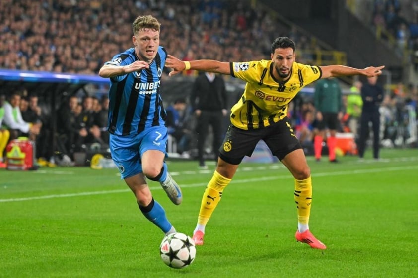 Trực tiếp Club Brugge 0-0 Dortmund: Đội khách áp đảo-529845